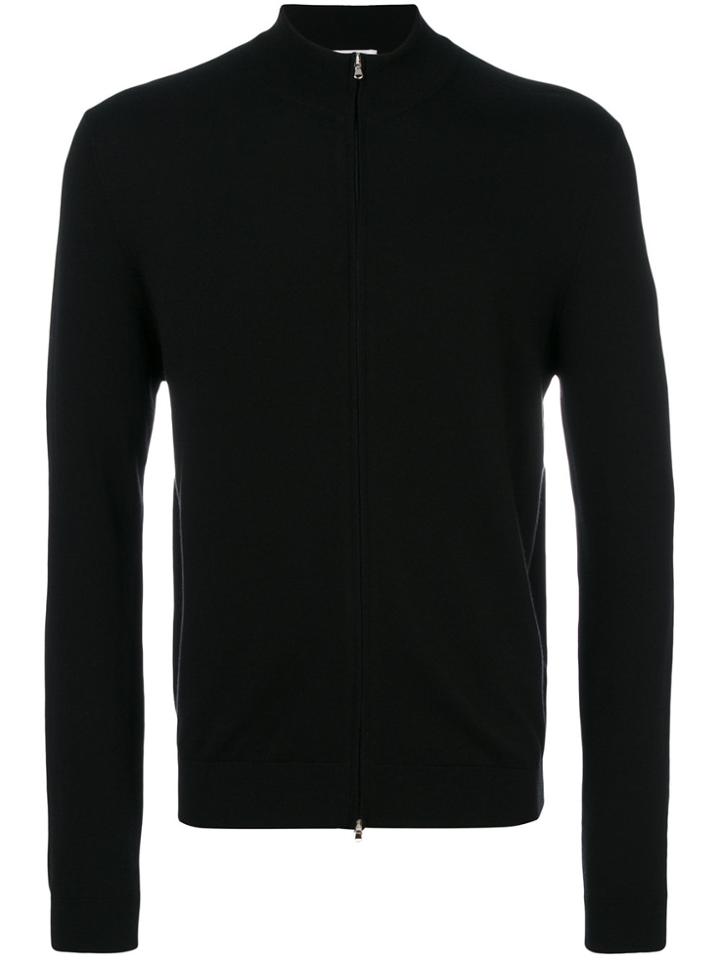 Fashion Clinic Timeless Zip Cardigan - Black