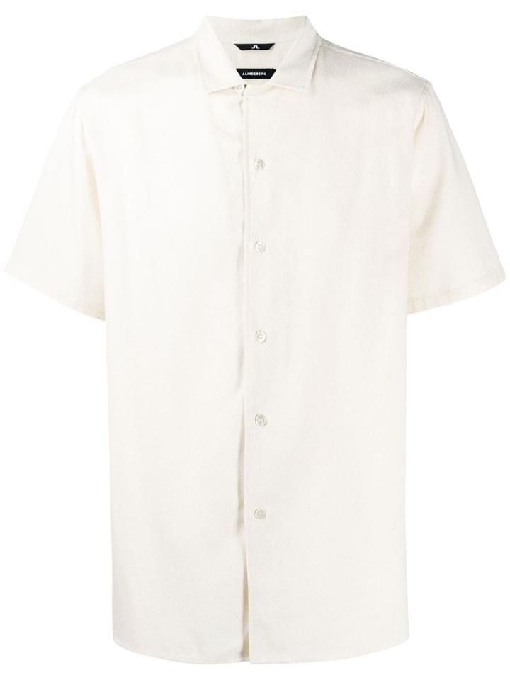 J.lindeberg Short-sleeved David Shirt - Neutrals