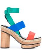 Pierre Hardy Colourblock Sandals - Multicolour