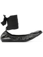 Lanvin Ballerina With Ankle Strap' - Black