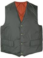 Our Legacy Press Stud Padded Waistcoat - Green