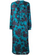 The Gigi Floral Print Maxi Dress - Blue