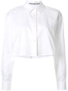 Alexander Wang Patterned Cropped Shirt - White