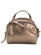 Il Bisonte Mini Rounded Crossbody Bag - Metallic