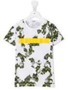 Msgm Kids Printed T-shirt, Size: 6 Yrs, White