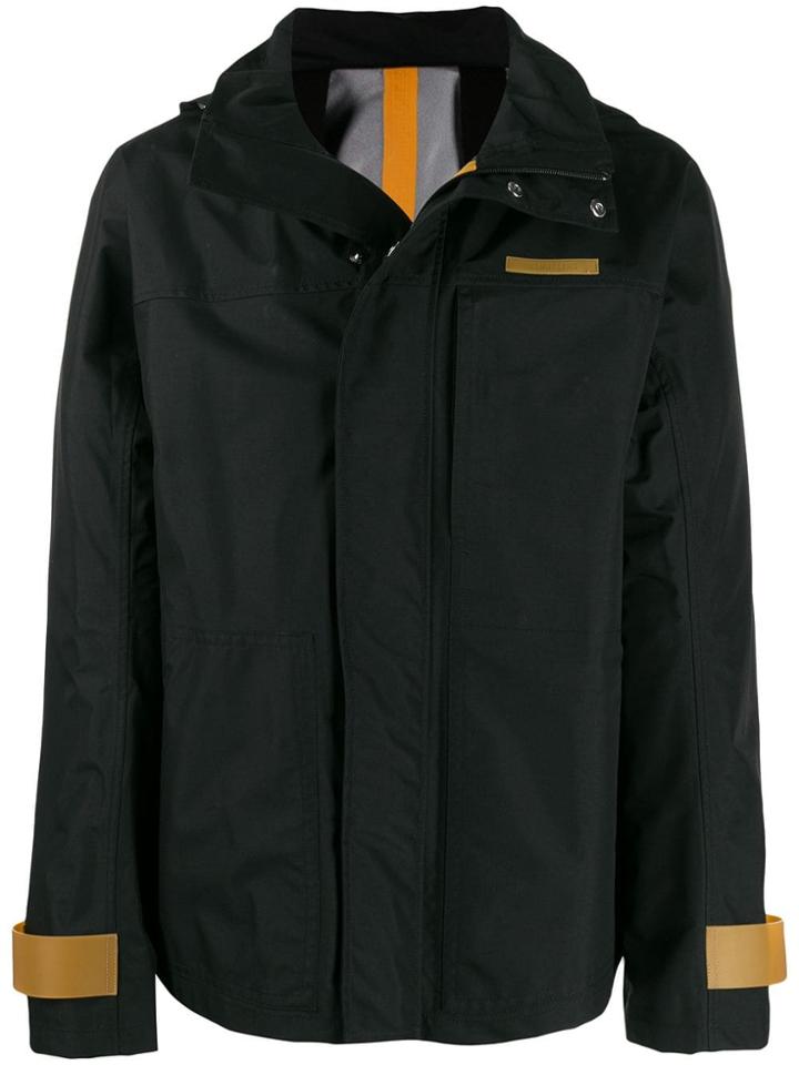Helmut Lang Tech Zip Up Jacket - Black