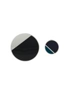 Lanvin Geometric Contrast Earrings - Black