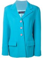 Jean Louis Scherrer Pre-owned Boxy Fit Jacket - Blue