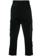 D.gnak Cropped Technical Trousers - Black