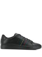 Ps Paul Smith Striped Sneakers - Black