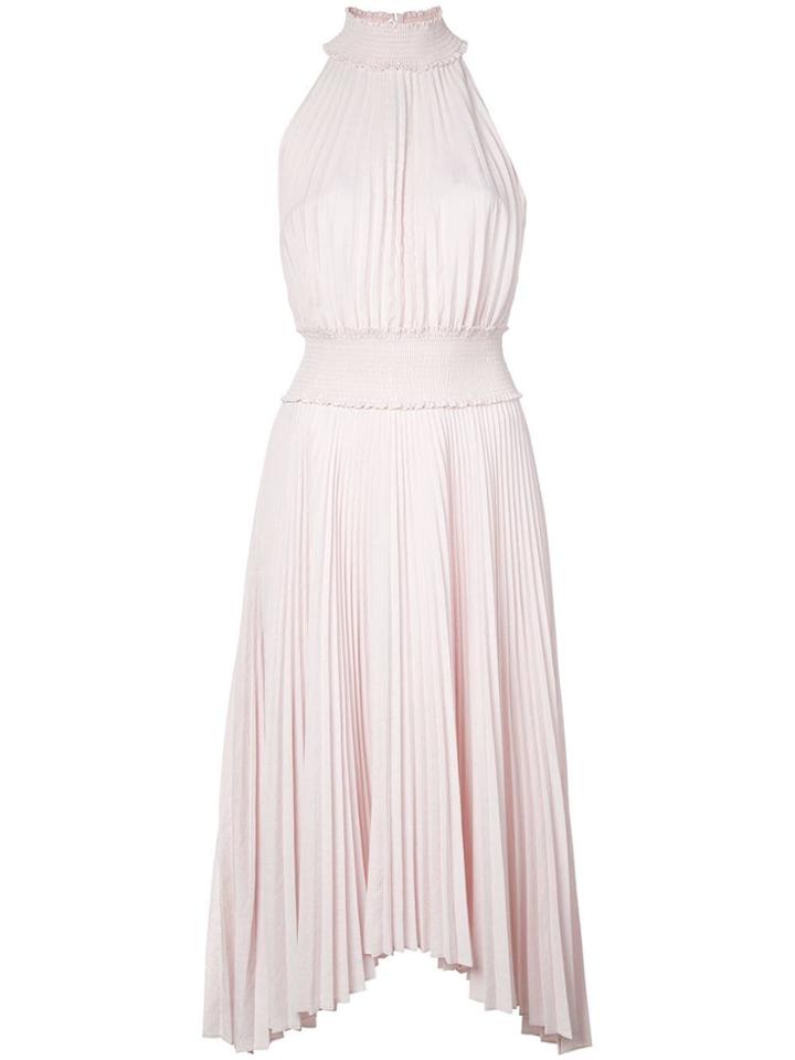 A.l.c. Sleeveless Flared Midi Dress - Pink