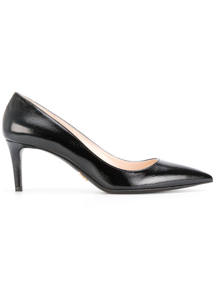 Prada Pointed Toe Pumps - Black