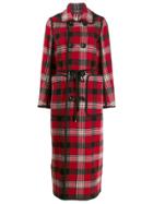 Dsquared2 Long Checked Coat