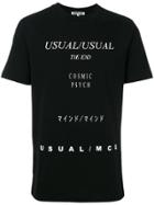 Mcq Alexander Mcqueen Lyrics T-shirt - Black