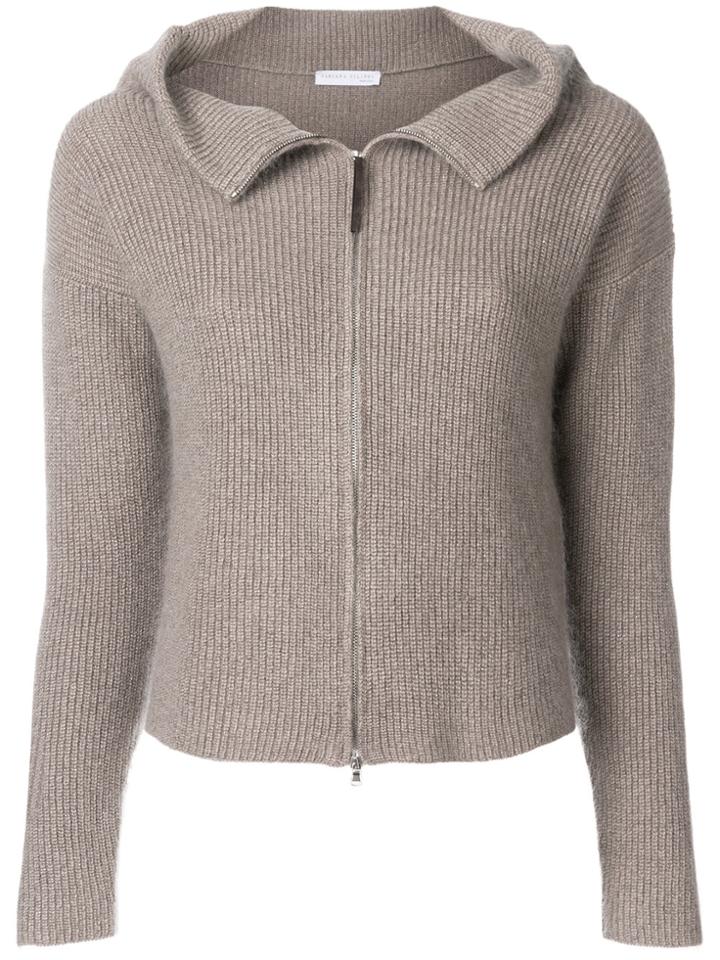 Fabiana Filippi Zip-up Cardigan - Grey