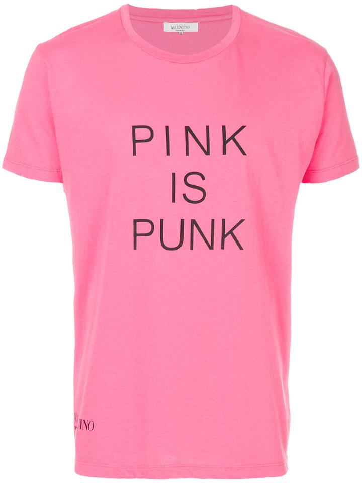 Off-white Art Dad Printed T-shirt - Pink & Purple