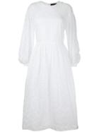 Simone Rocha - Embroidered Dress - Women - Cotton/nylon/polyester - 10, Women's, White, Cotton/nylon/polyester