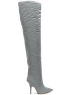 Yeezy Over-the-knee Stiletto Boots - Grey