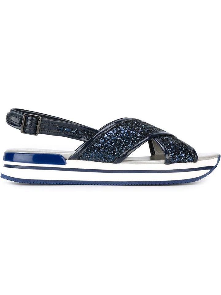 Hogan Sling-back Sandals