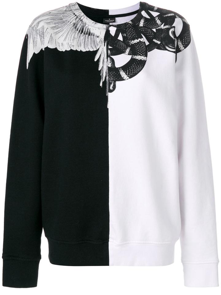 Marcelo Burlon County Of Milan Snakes And Wings Crew Neck Sweatshirt -