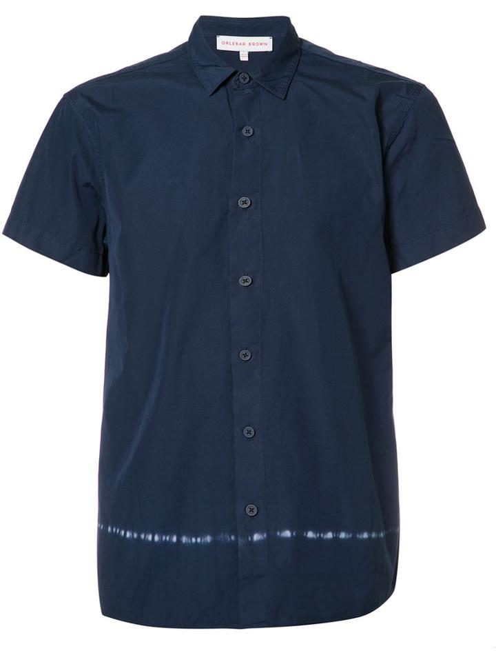 Orlebar Brown Short Sleeve Shirt, Men's, Size: Xl, Blue, Cotton