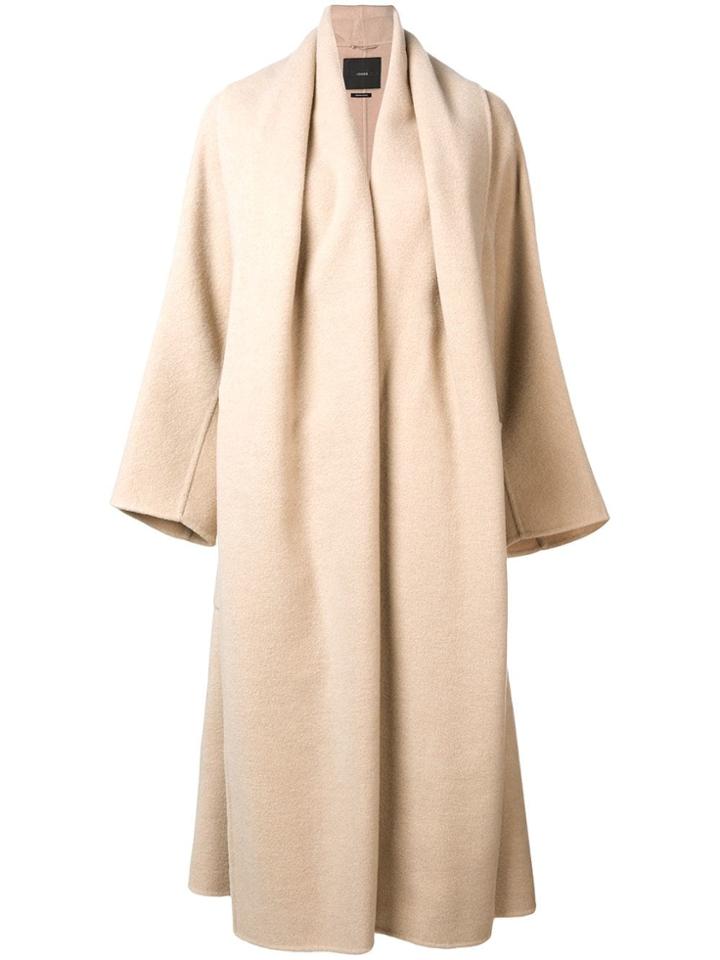 Max Mara Atelier Longline Coat - Nude & Neutrals