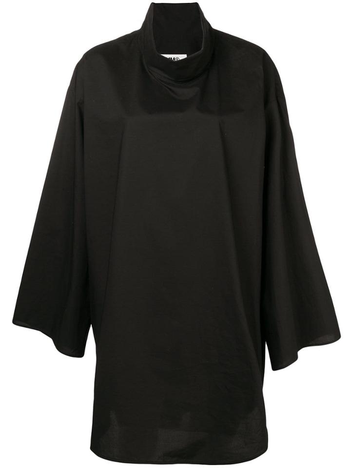 Mm6 Maison Margiela Loose Dress - Black