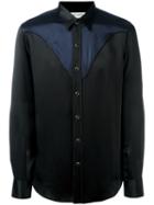 Saint Laurent Western Shirt, Men's, Size: Medium, Black, Silk