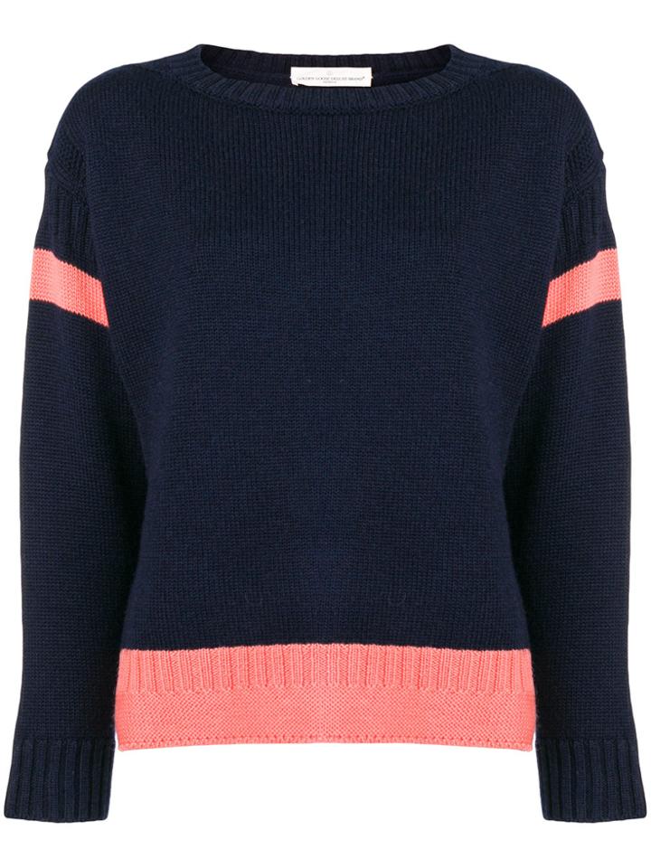 Golden Goose Deluxe Brand Stripe Insert Sweater - Blue