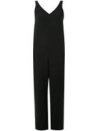 G.v.g.v. Sleeveless V-neck Jumpsuit, Women's, Size: 34, Black, Polyester/polyurethane/rayon