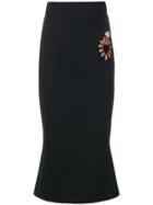 Dolce & Gabbana Sacred Heart Pencil Skirt - Black