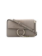 Chloé - Small Faye Cross-body Bag - Women - Leather/suede - One Size, Nude/neutrals, Leather/suede