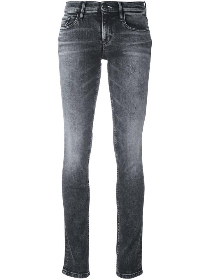 Calvin Klein Jeans Skinny Jeans, Women's, Size: 26, Grey, Cotton/polyester/spandex/elastane