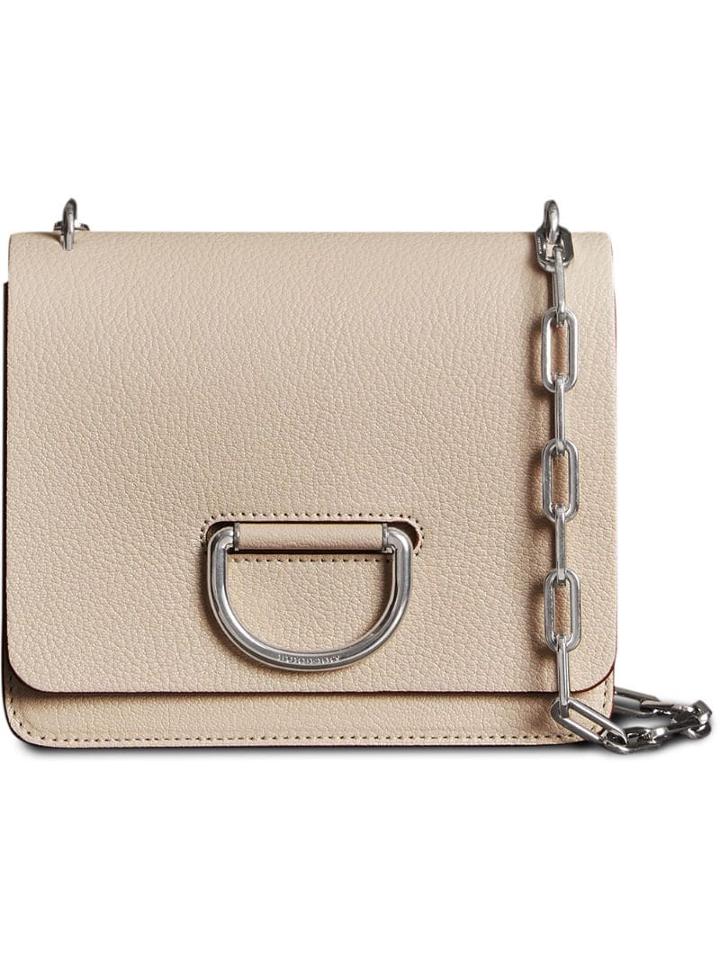 Burberry The Small Leather D-ring Bag - Neutrals