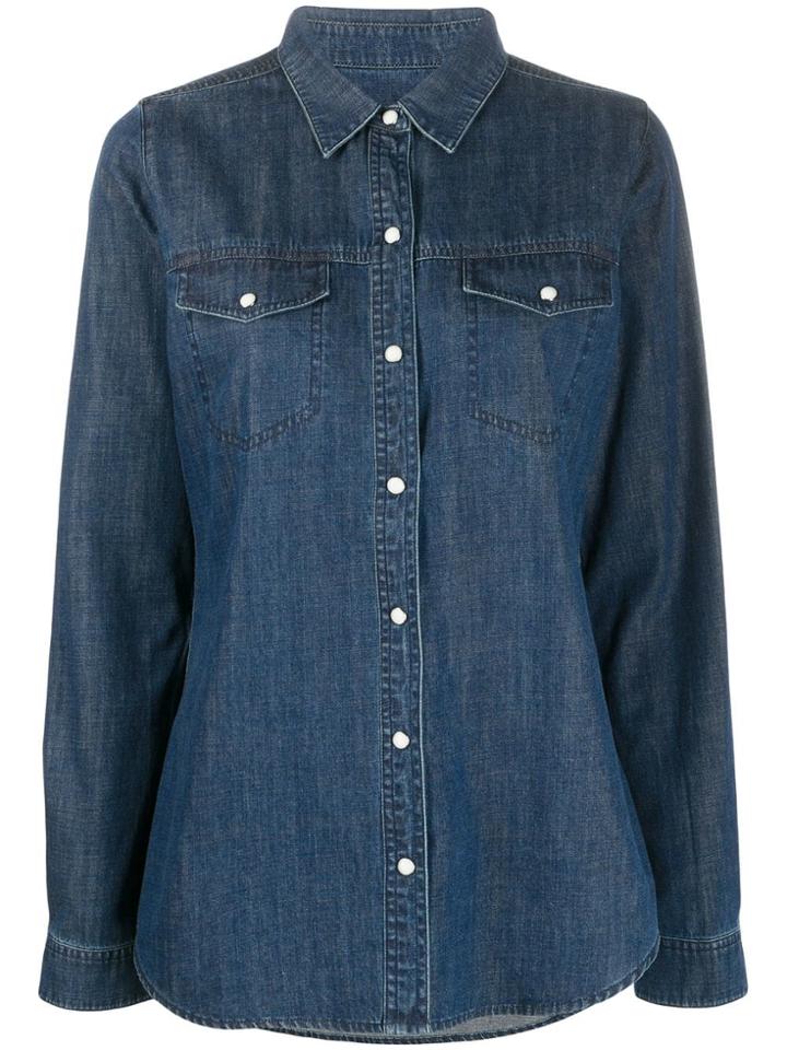 J Brand Classic Denim Shirt - Blue