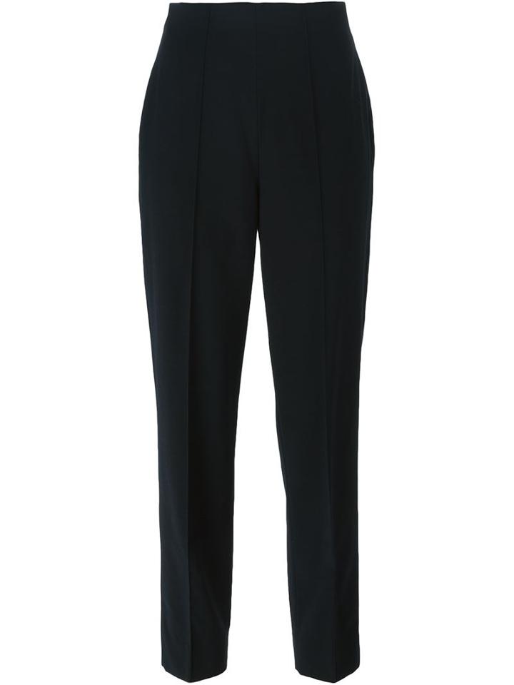 Versace Vintage Slim Fit Trousers, Women's, Size: 40, Black