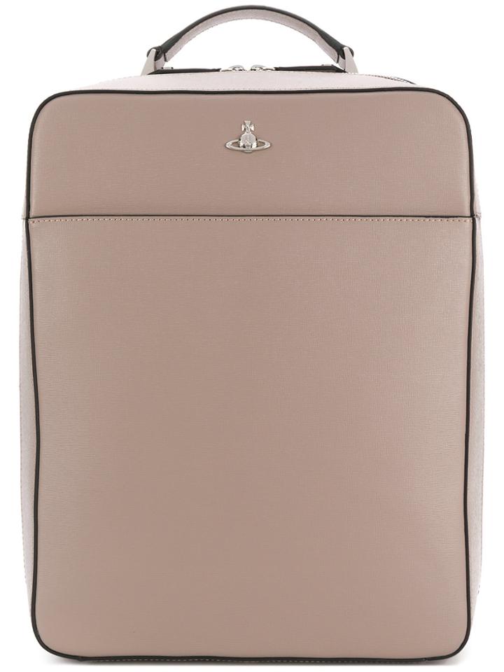 Vivienne Westwood Rectangular Shape Backpack - Nude & Neutrals