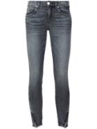 Amo Cropped Skinny Jeans, Women's, Size: 24, Grey, Cotton/spandex/elastane