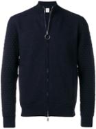 Eleventy Zipped Knit Jacket - Blue