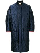 Reality Studio Long Quilted Coat - Blue