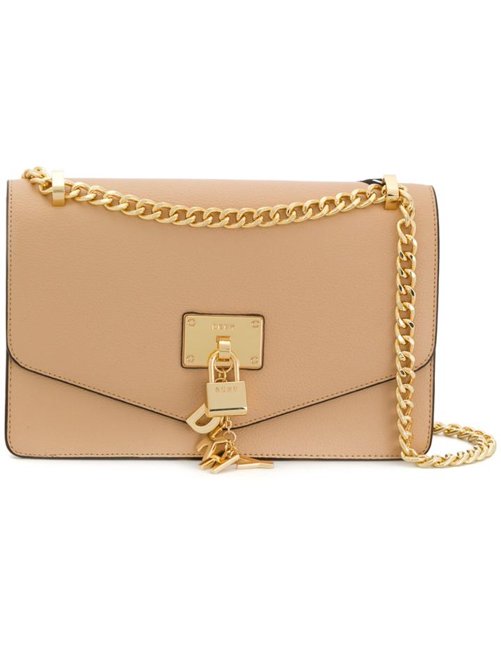 Dkny Flap Shoulder Bag - Nude & Neutrals