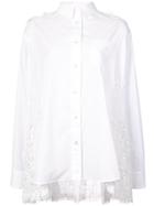 Sacai Lace Insert Shirt - White