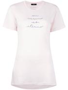 Diesel 't-sully' Long T-shirt - Pink & Purple