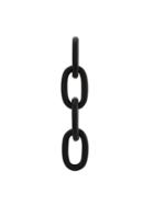 Uma Raquel Davidowicz Chain Link Earrings - Black