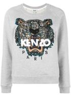 Kenzo Tiger Sweatshirt, Women's, Size: Small, Grey, Cotton