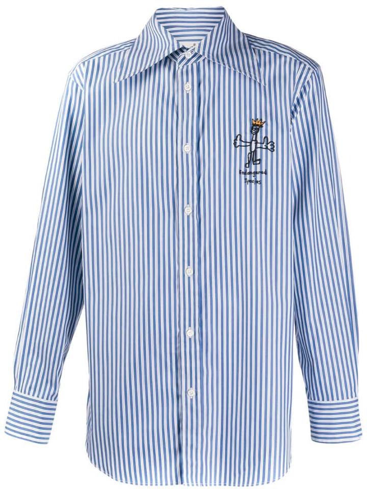 Vivienne Westwood Striped Pianist Shirt - Blue