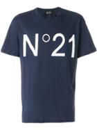 Nº21 Logo Patch T-shirt - Blue