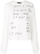 Haider Ackermann I'm Your Man Sweatshirt - White