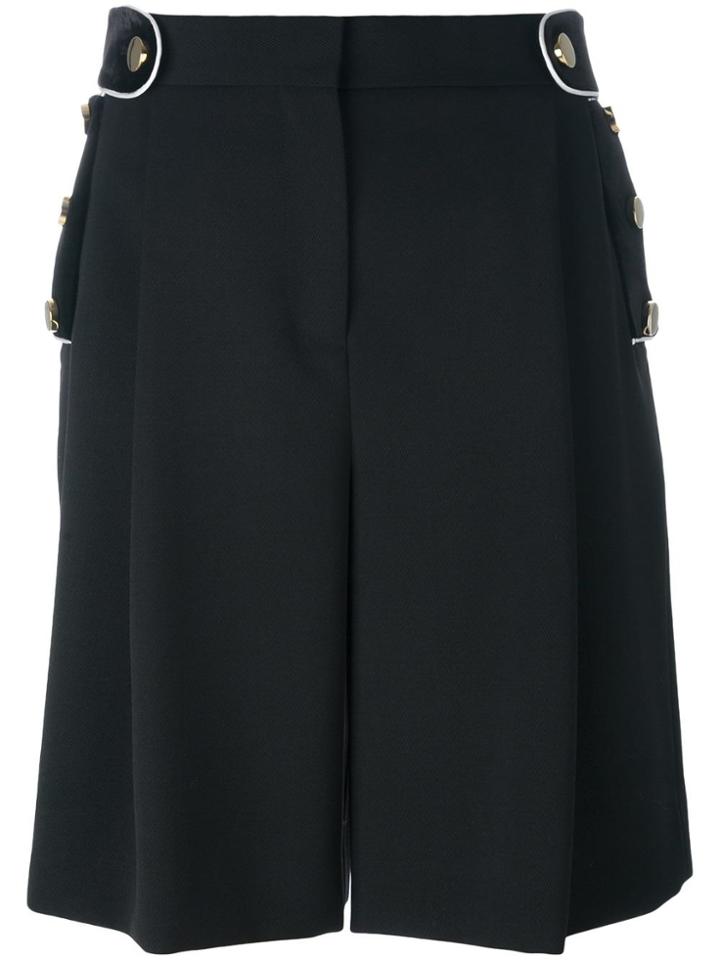 Givenchy Wide Leg Shorts - Black