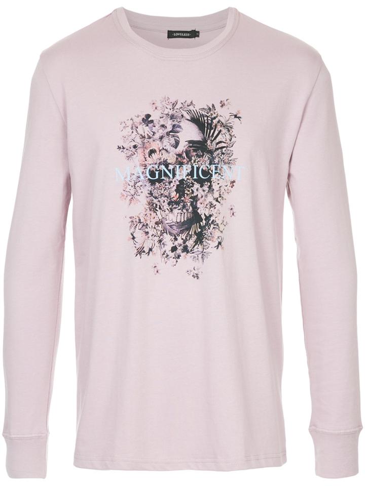 Loveless Printed T-shirt - Pink & Purple